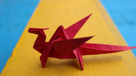 origami smok
