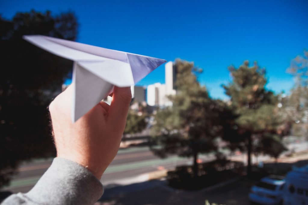 samolot origami